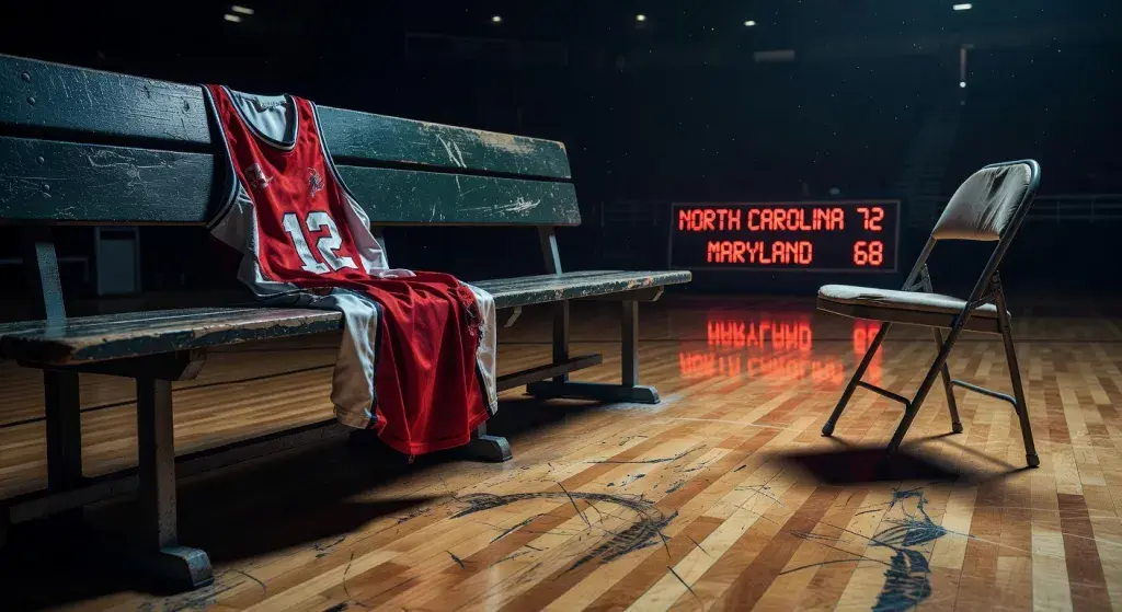 Maryland coach Brenda Frese confronts guard Oluchi Okananwa during NCAA tournament loss to North Carolina
