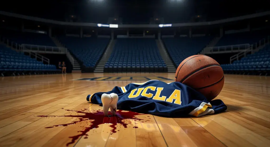 UCLA guard Skyy Clark chips tooth during NCAA Tournament first-round win over UCF